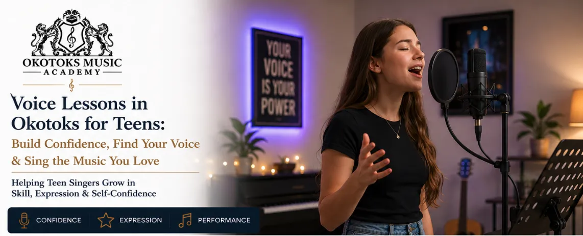 Voice Lessons in Okotoks for Teens: Build Confidence, Find Your Voice, and Sing the Music You Love