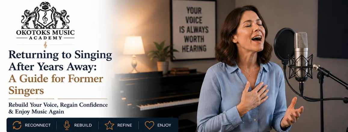 Returning to Singing Lessons in Okotoks: Rebuild Your Voice and Regain Confidence