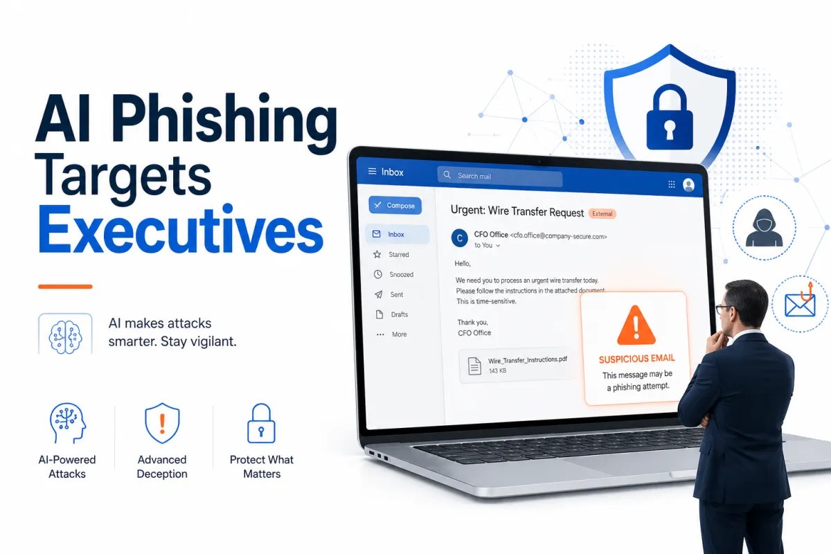 AI Phishing Targets Executives