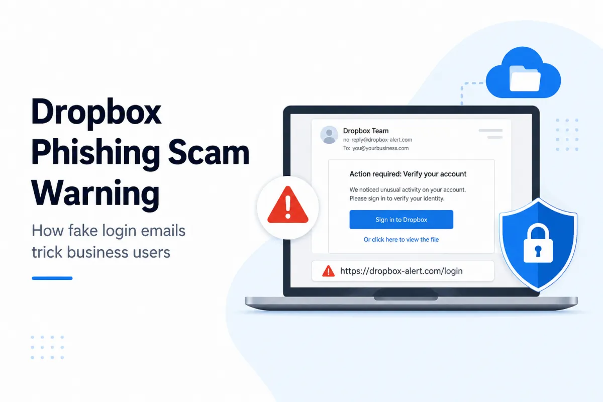 Dropbox Phishing Scam Warning