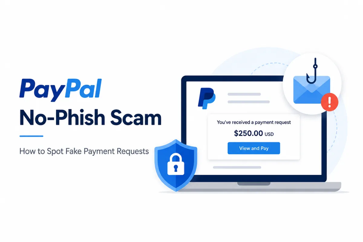 PayPal No-Phish Scam Warning