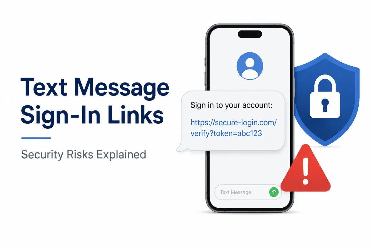 Text Message Sign-In Links: Security Risks