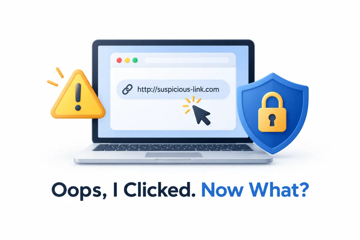 Oops, I Clicked. Now What?