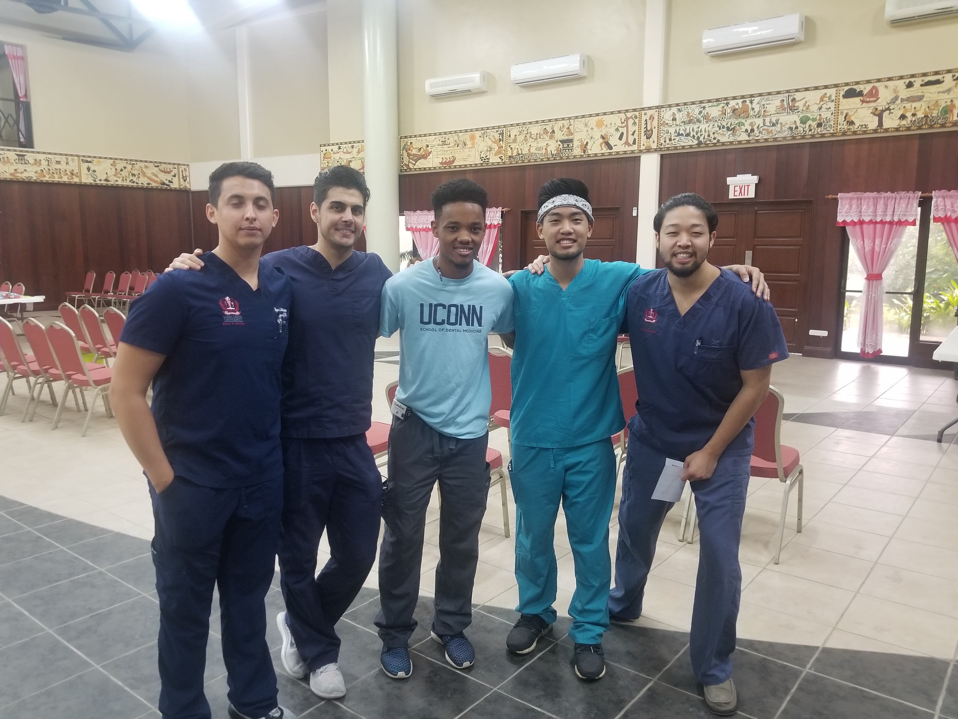 Dental school mission team
