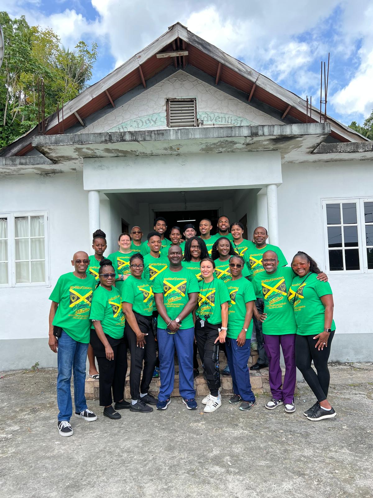 Dental mission team in Jamaica