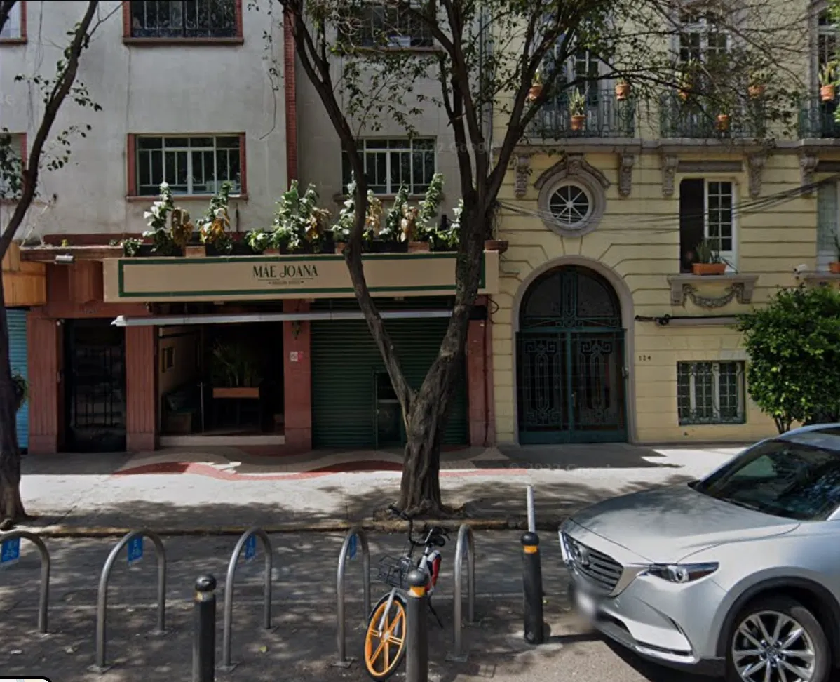 a rendering of a modern house with palm trees