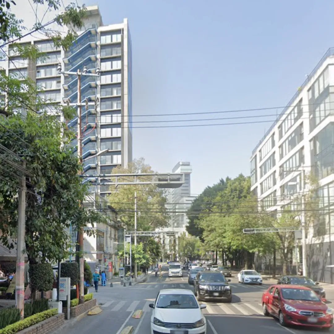 a rendering of a modern house with palm trees