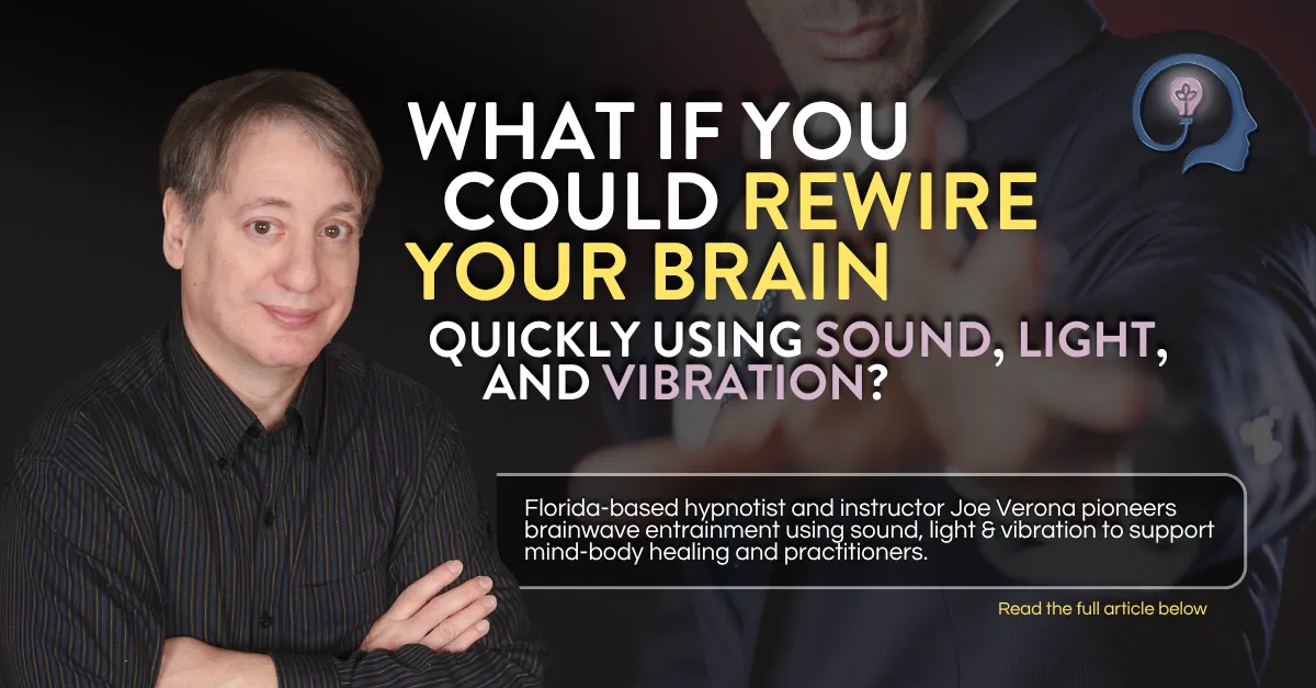 What if you could rewire your brain quickly using sound, light, and vibration?
