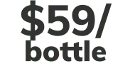 59$ per bottle