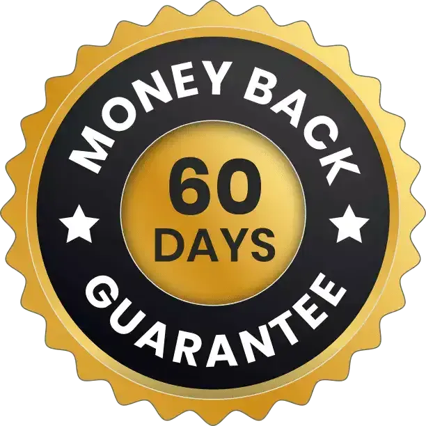 60 days Money Back Guarantee