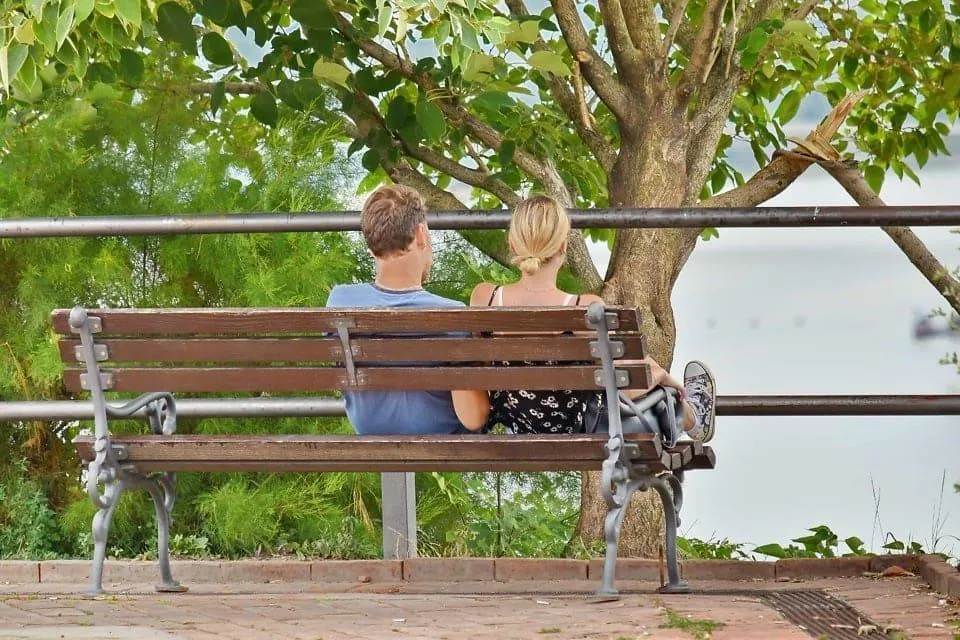 bf and gf in garden