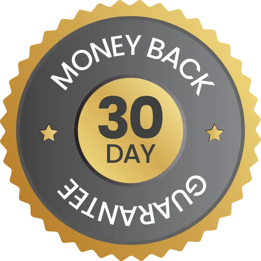 30 days money back guarantee