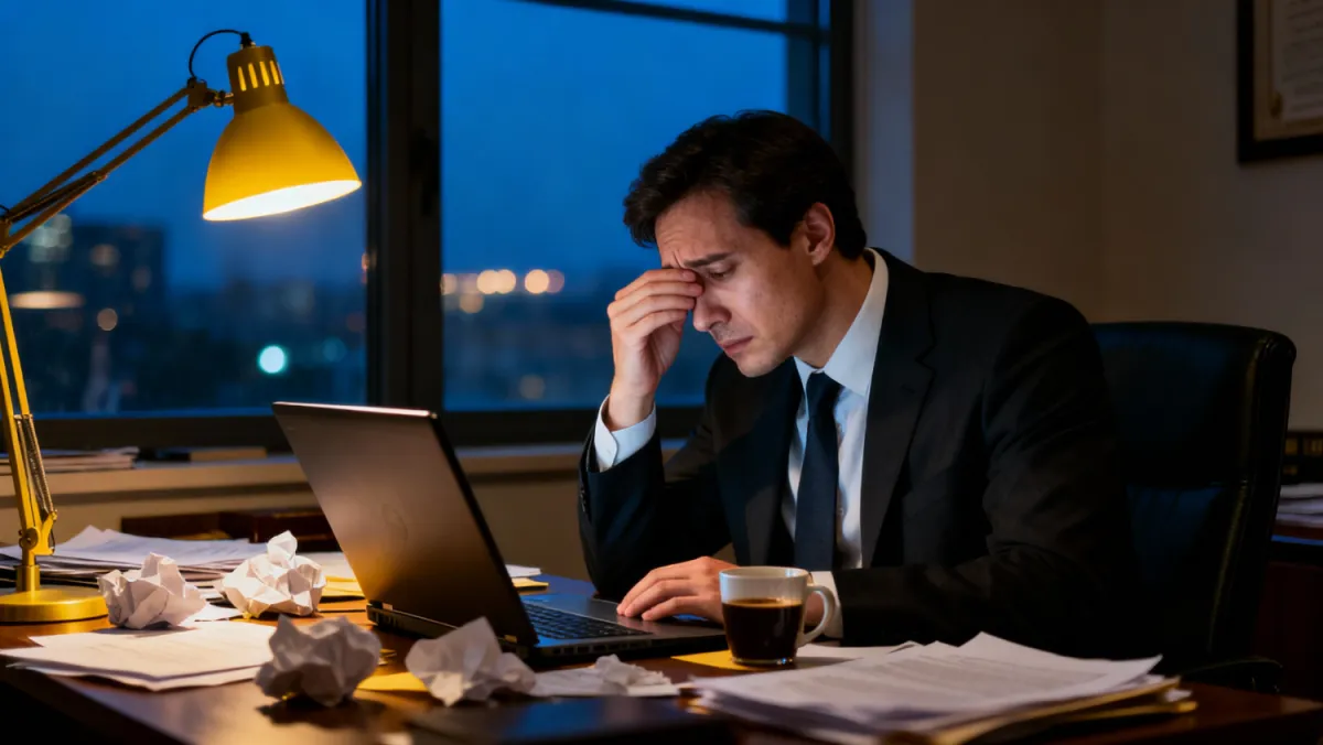 frustrated business owner