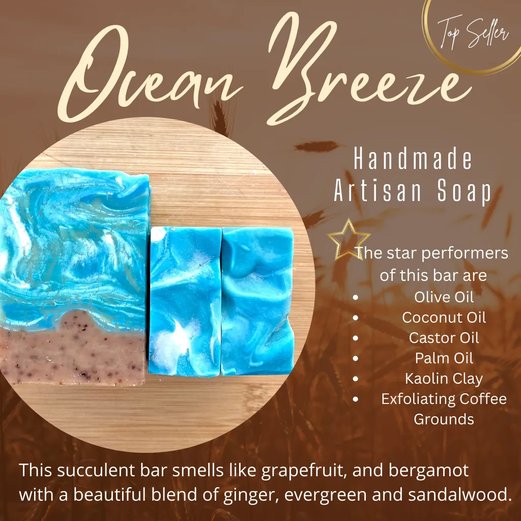 Ocean Breeze Handmade Artisan Soap