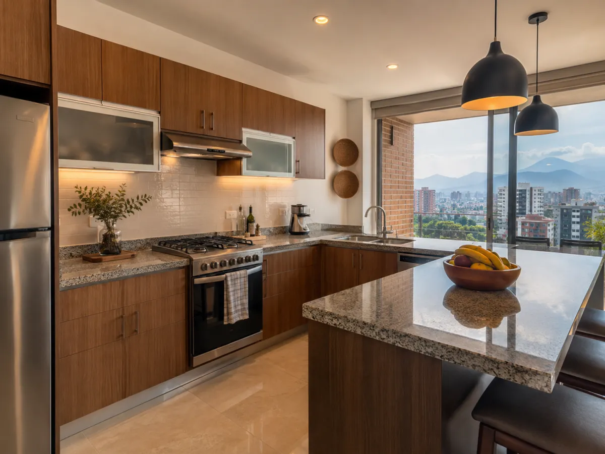 brown wooden kitchen cabinet