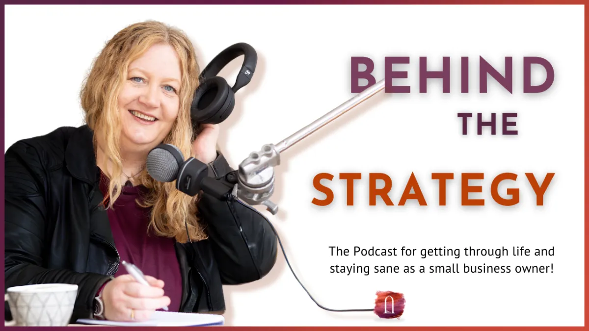 Kate Whitley behind the strategy podcast