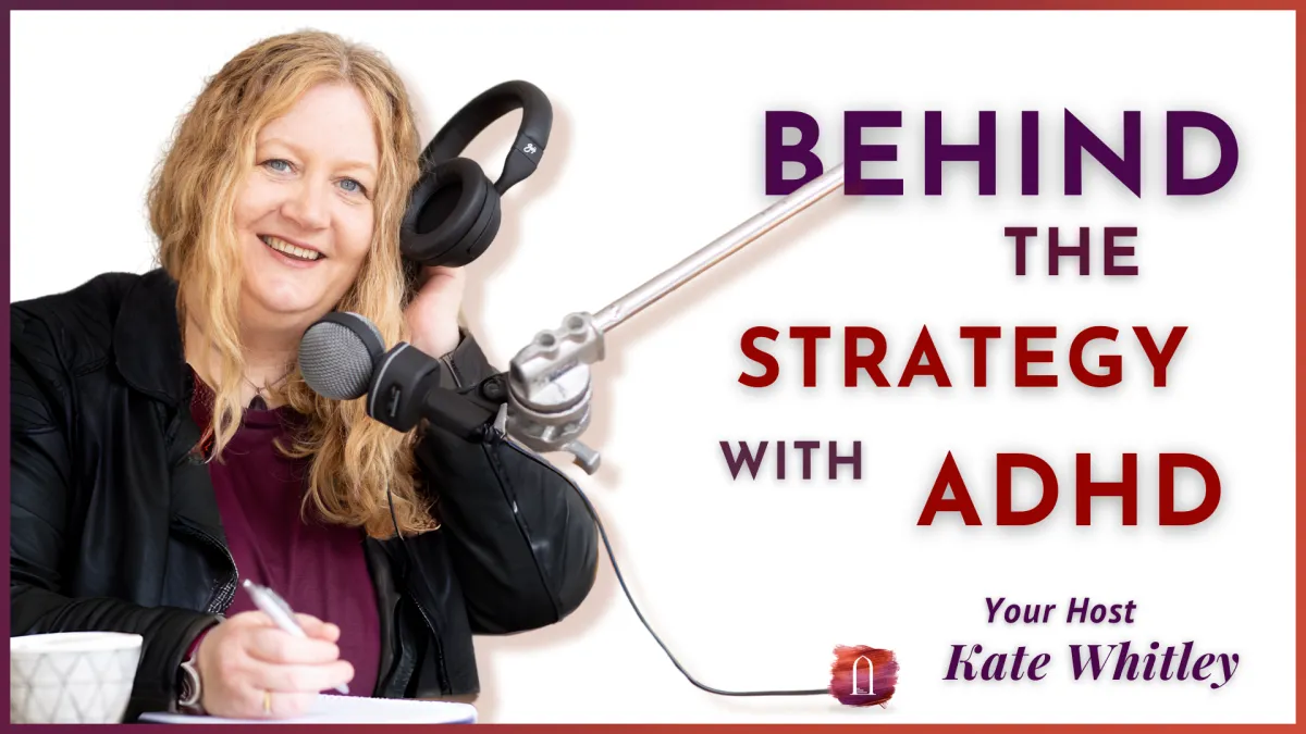 Kate Whitley behind the strategy podcast