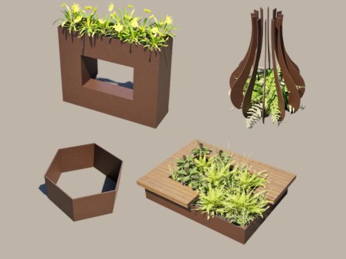 Architectural / Feature Planters in Houston