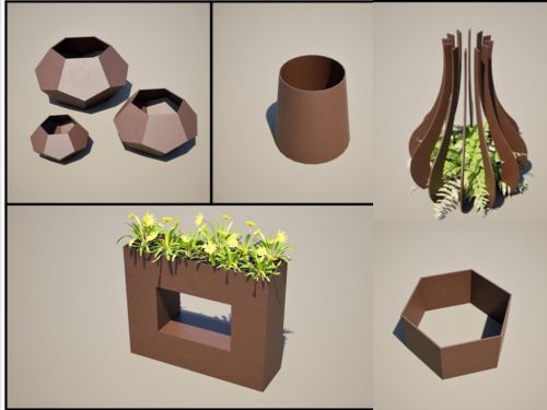 Custom Shape Planters in Houston