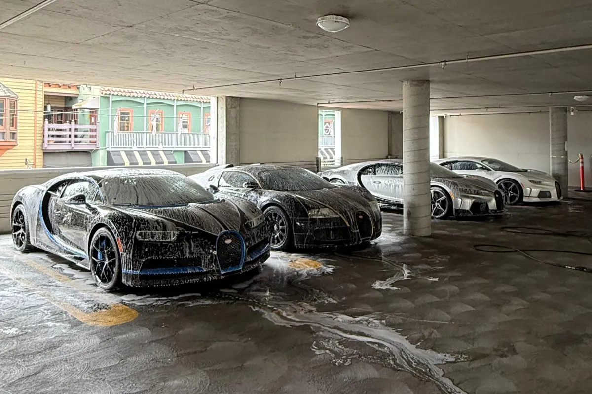 Hyper car auto detailing