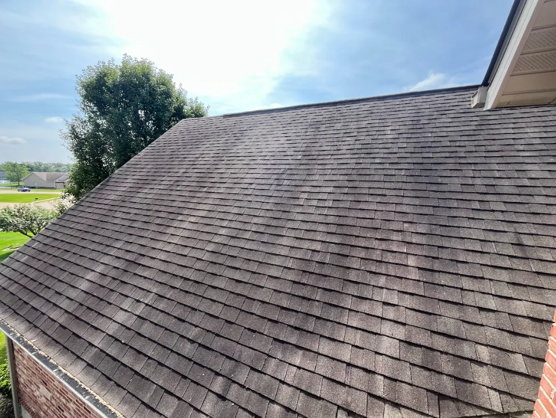 Roof cleaning and soft wash service Troy Edwardsville Illinois