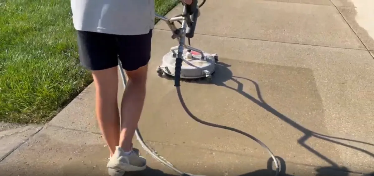 Driveway pressure washing service in Troy IL - Red Carpet Pro Wash
