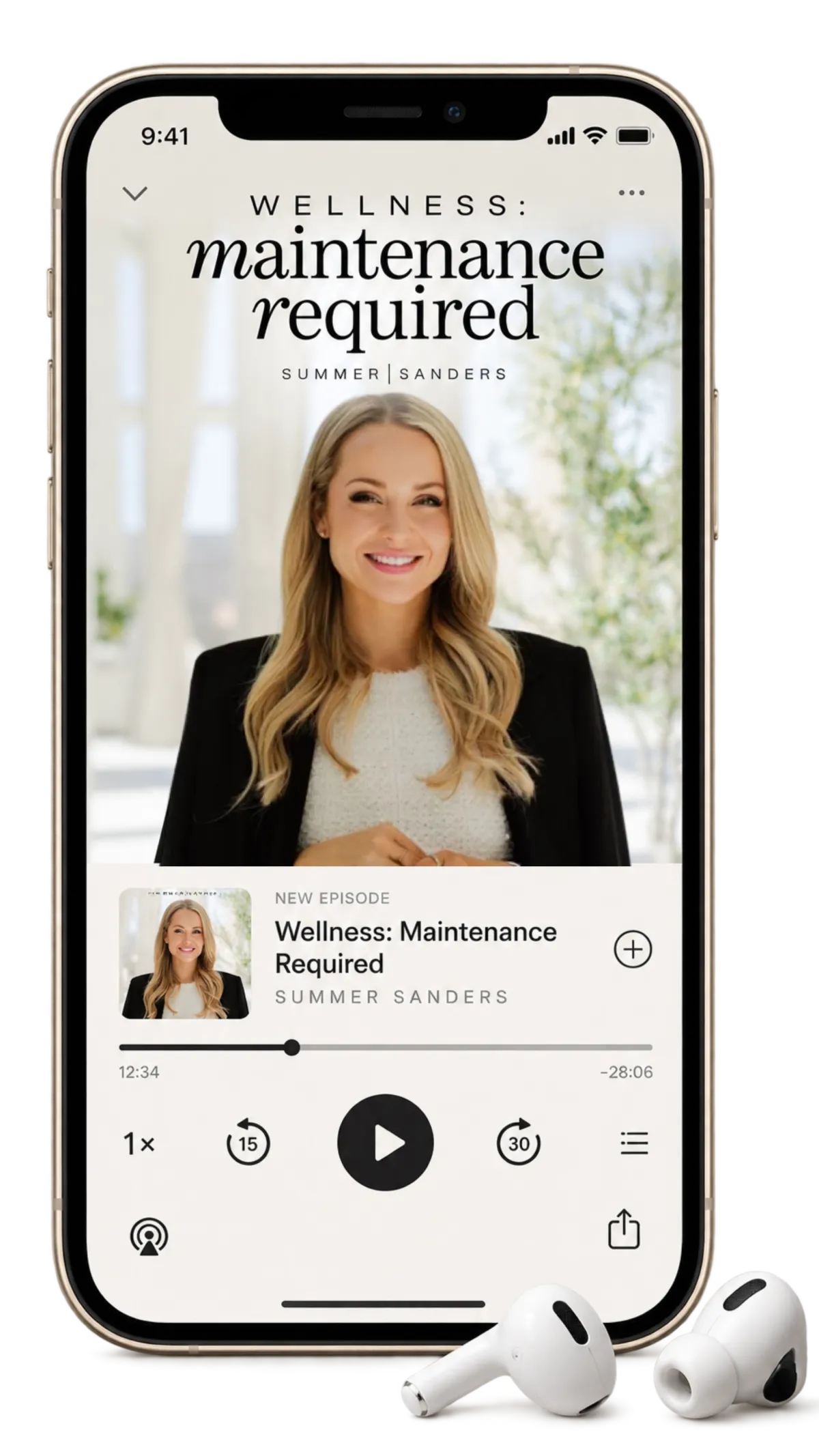 WELLNESS: MAINTENANCE REQUIRED PODCAST MOCK UP