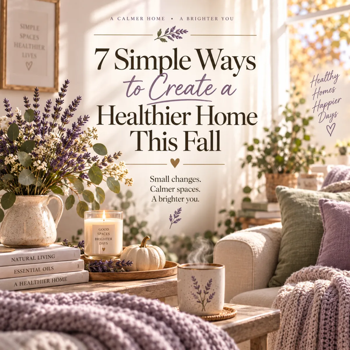 7 Simple Ways to Create a Healthier Home This Fall