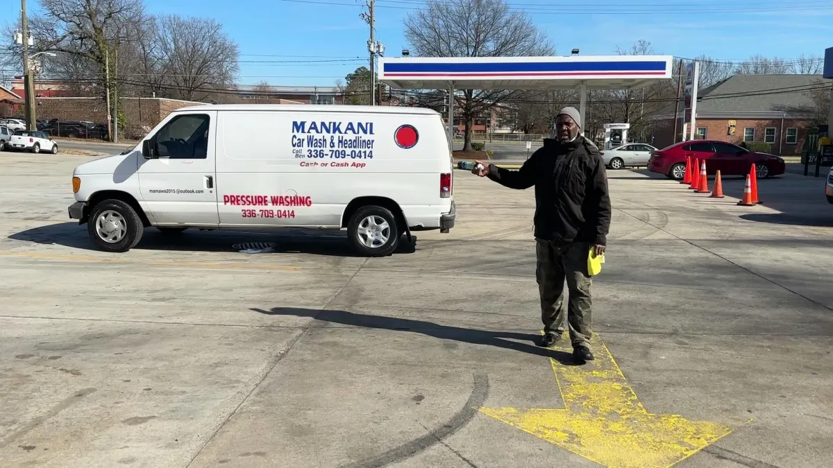 Mobile carwash van for Mankani Car Wash