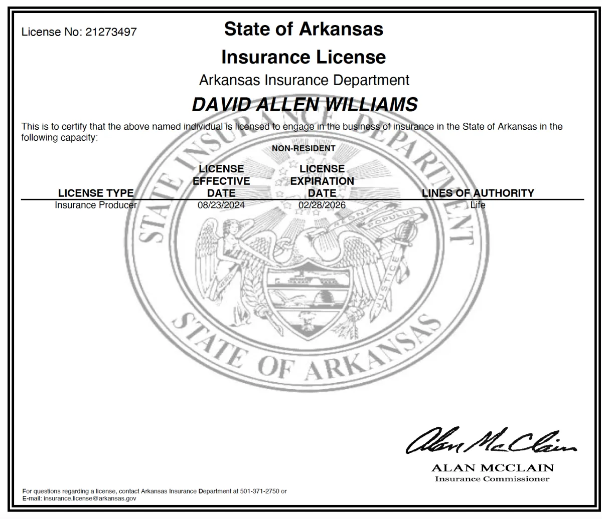 state license