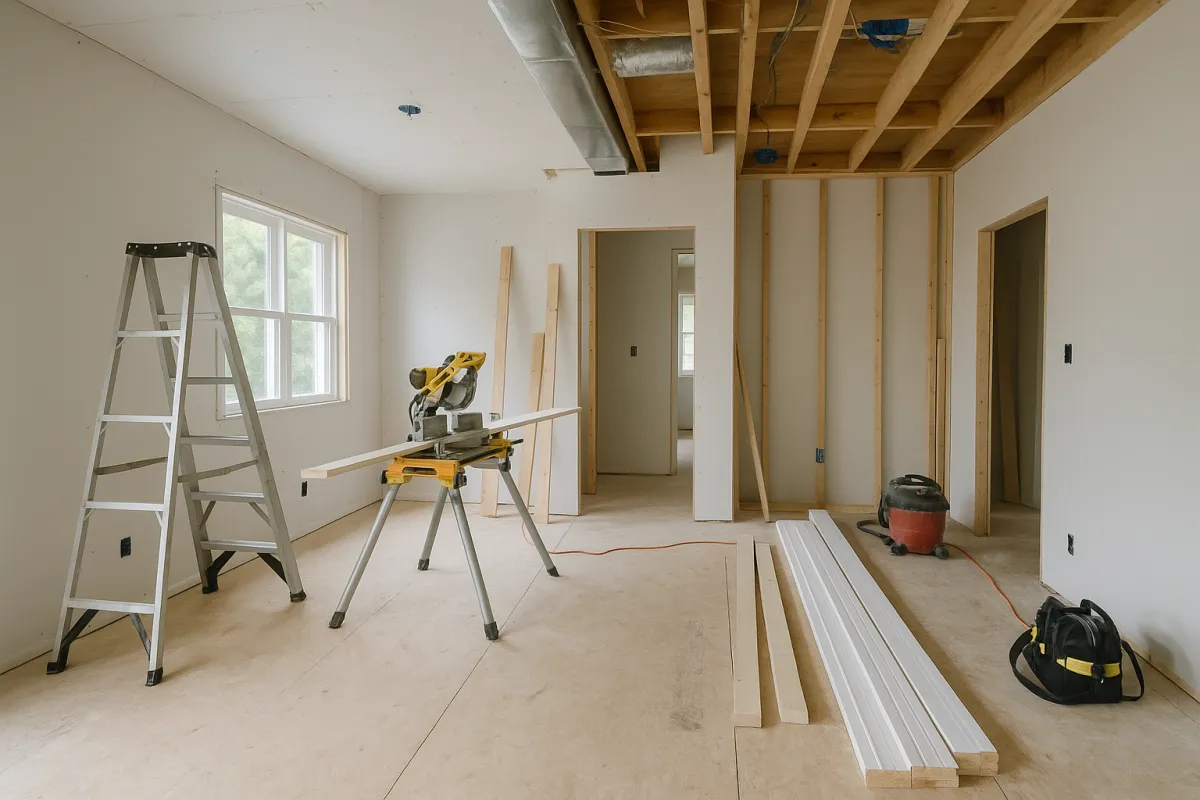 Interior residential remodeling and home transformation project in McKinney and Celina, Texas.