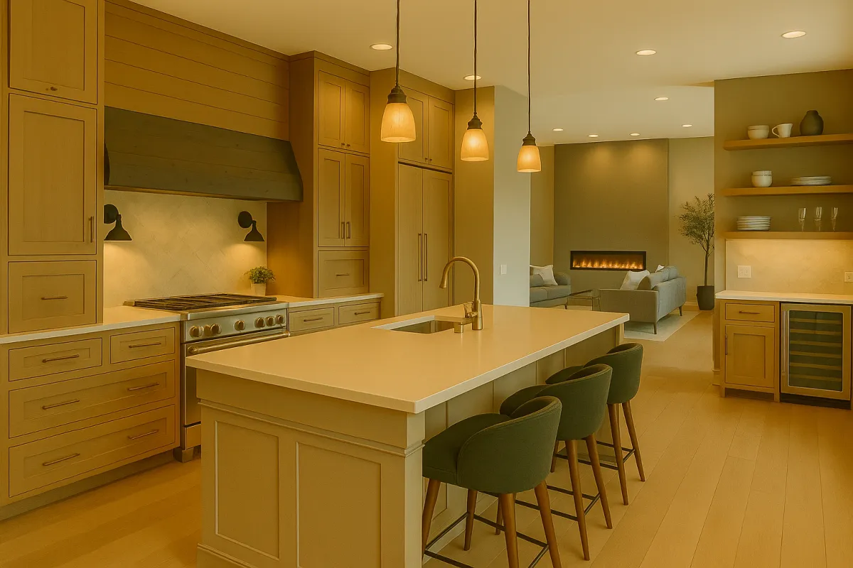 white kitchen room set