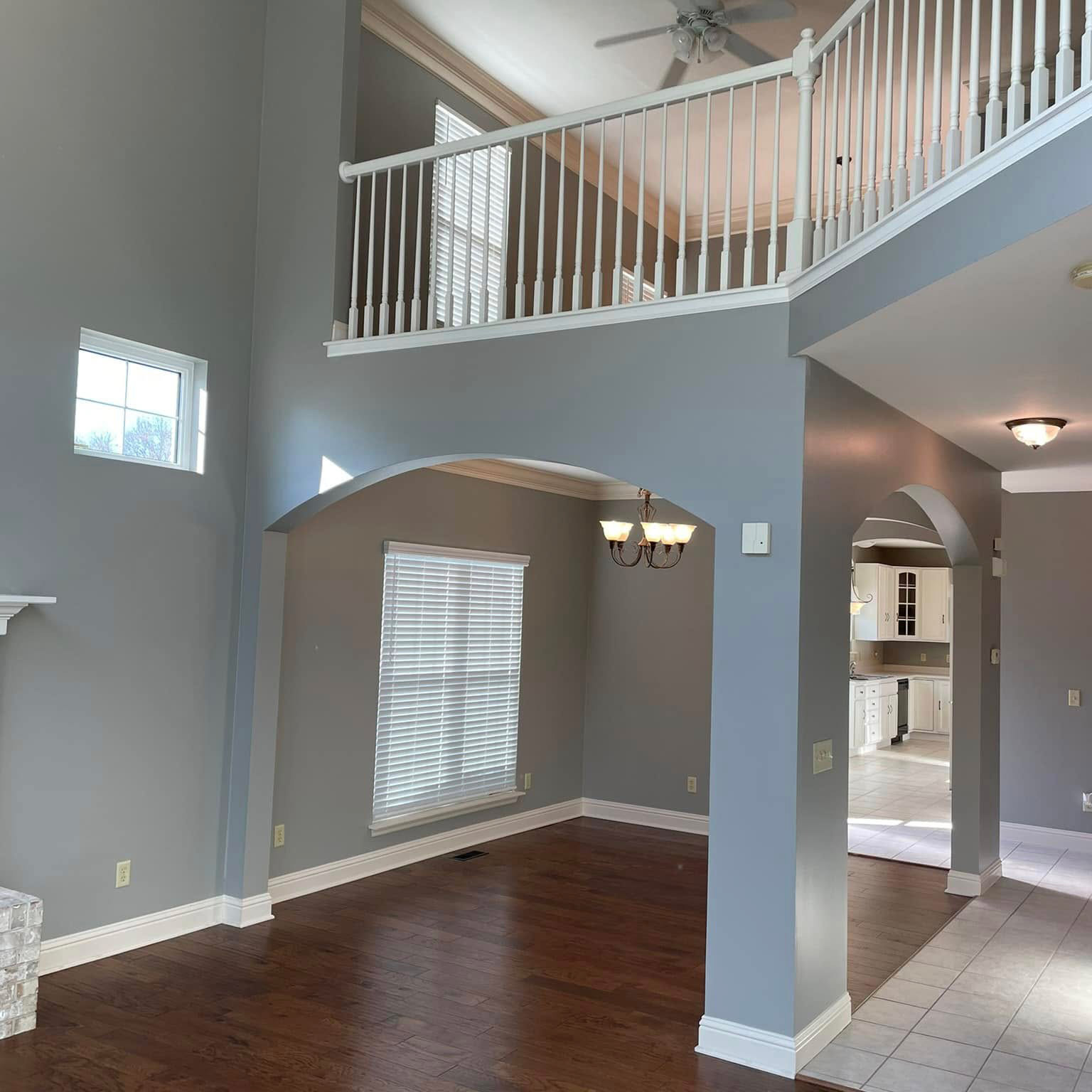 After interior painting living room in Burleson TX