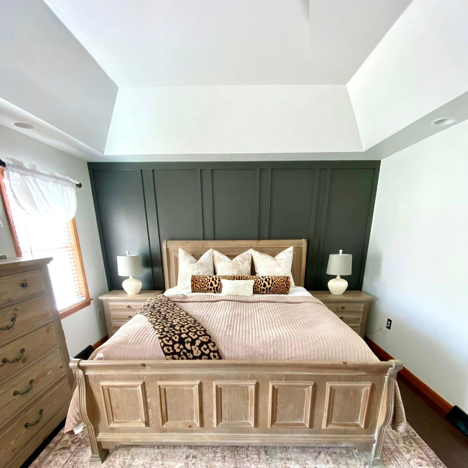 After bedroom painted with calming colors