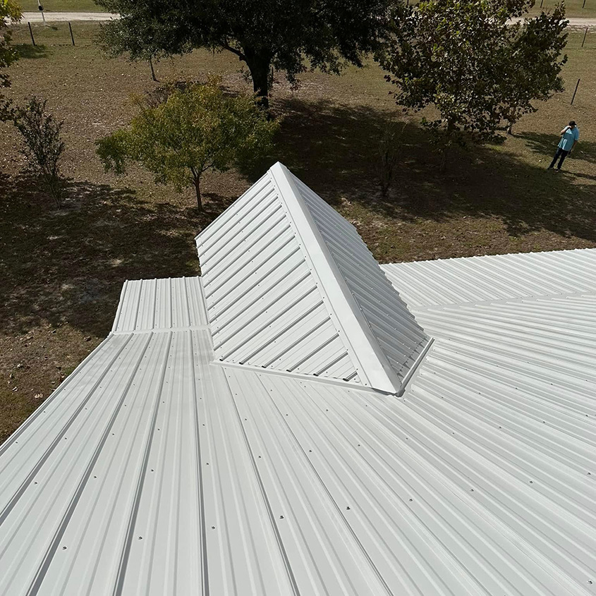 After brick painting project near Burleson TX