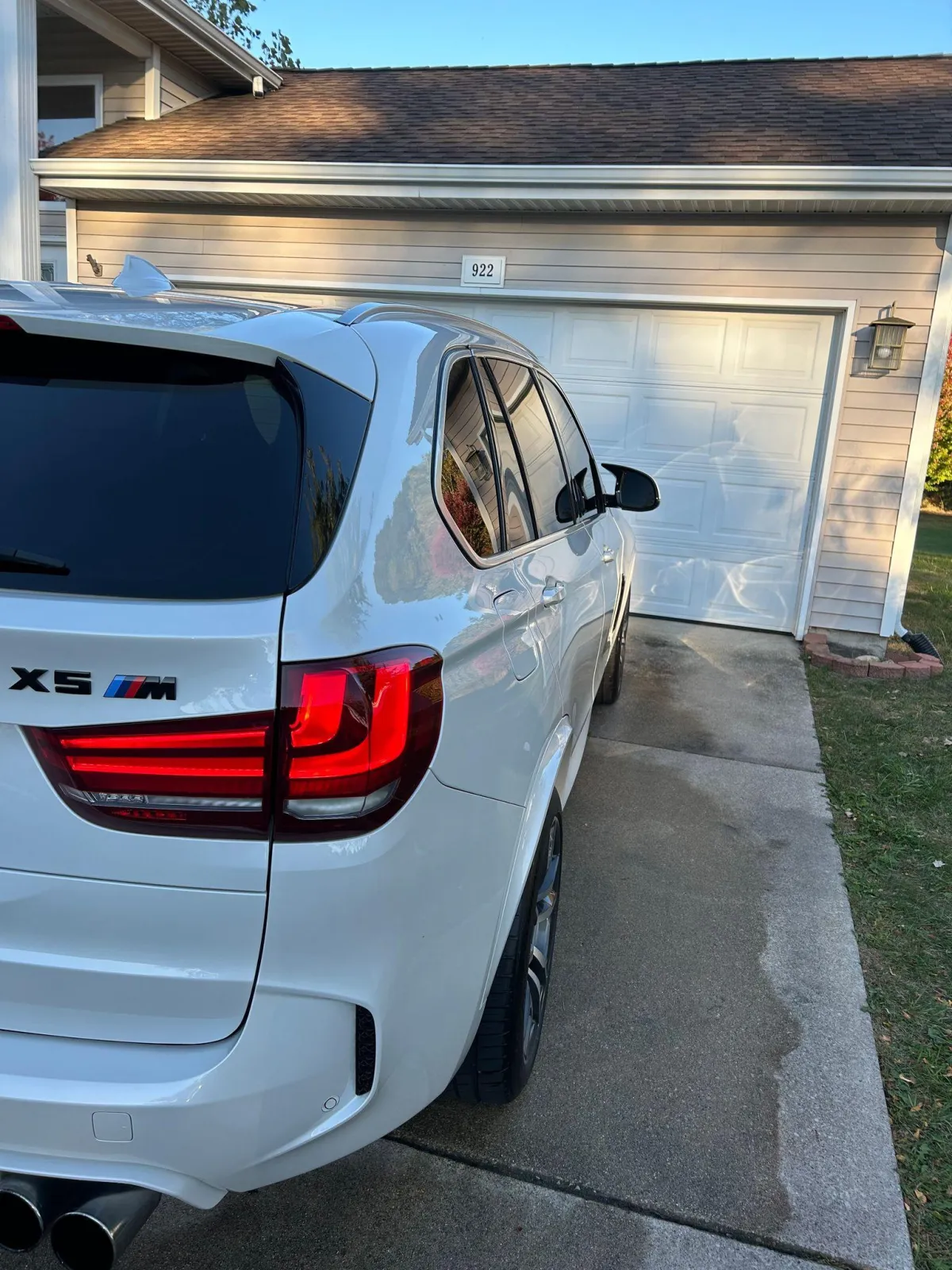 Grey Porche SUV with a paint correction.