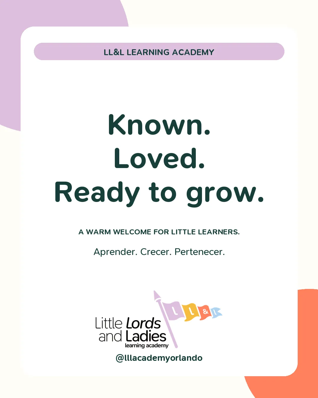 Small Preschool Classes for 2 and 3 Year Olds | East Orlando