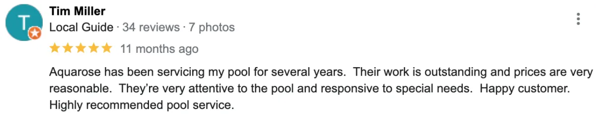 swimming pool care