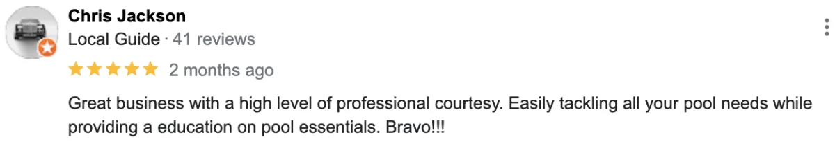 pool care near me