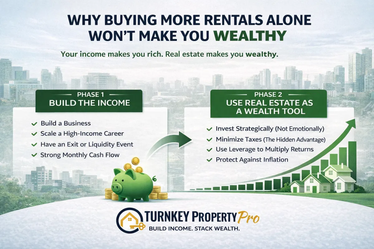 Why Buying More Rentals Alone Won’t Make You Wealthy