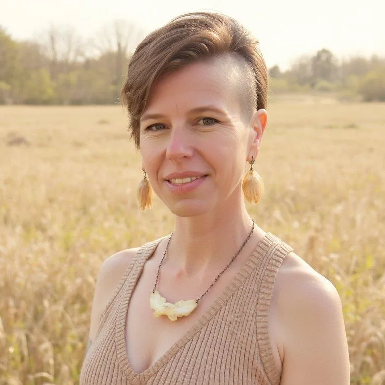 SpiritBird Holton portrait in nature, spiritual teacher and shamanic practitioner