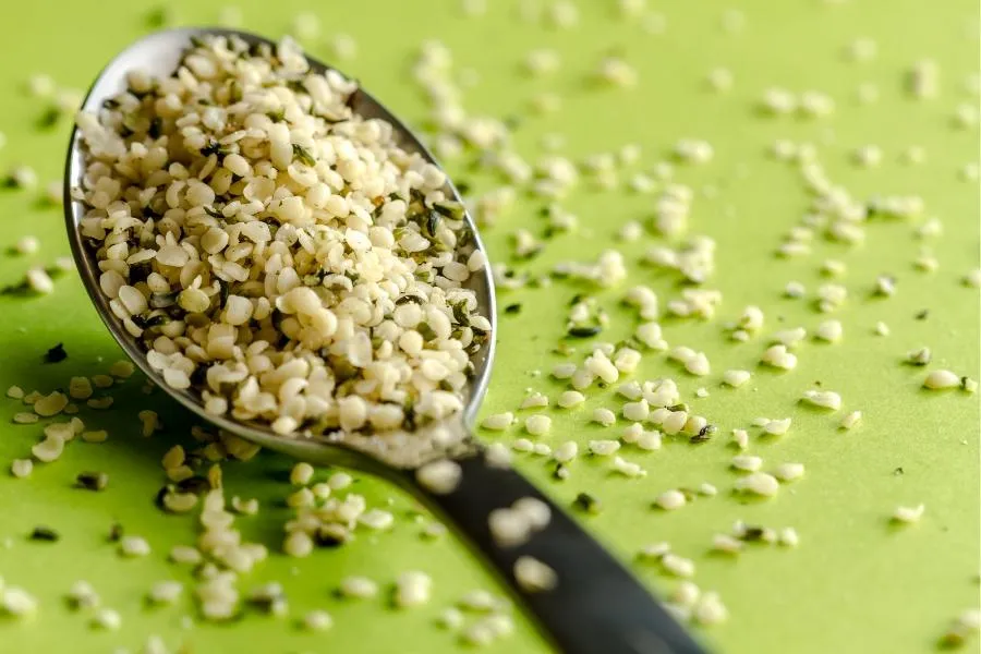 Hemp seeds provide protein, omega-3 fatty acids, iron and magnesium