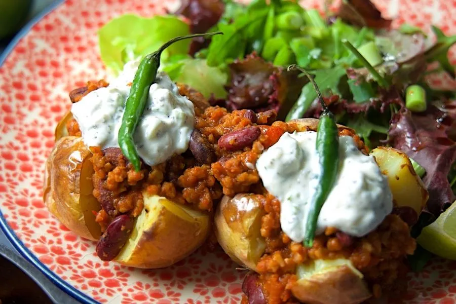 Delicious plant-based Mexican dish