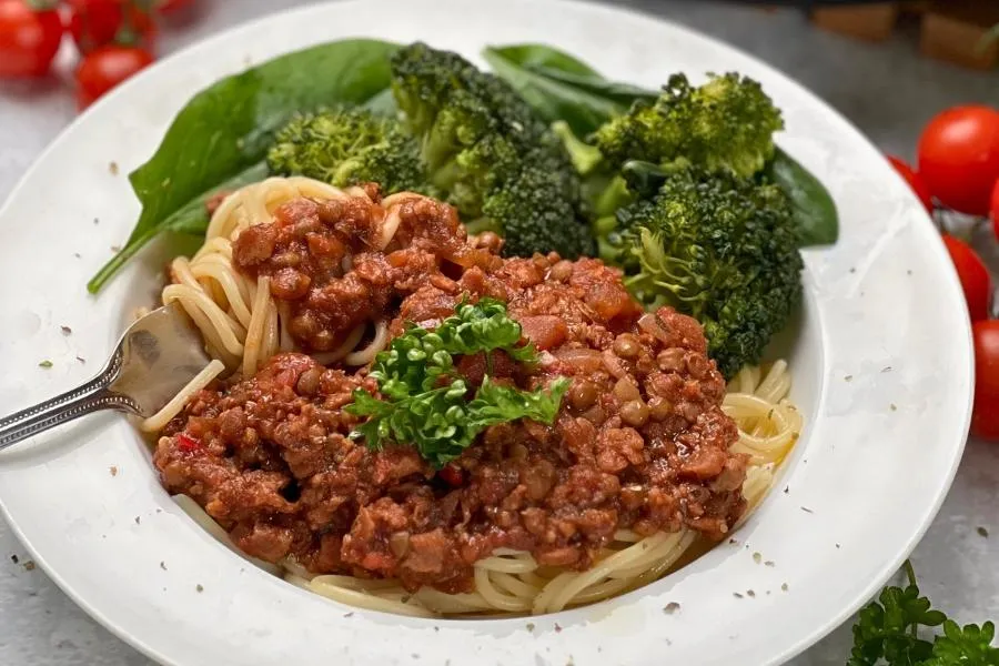 vegan spaghetti bolognese