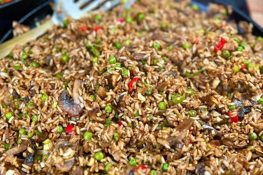 mushroom fried rice