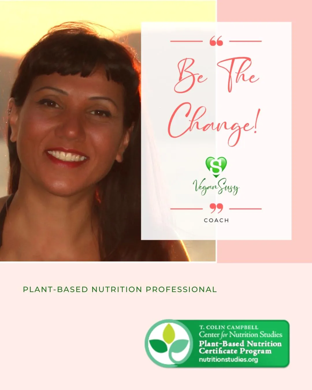 go vegan and be the change