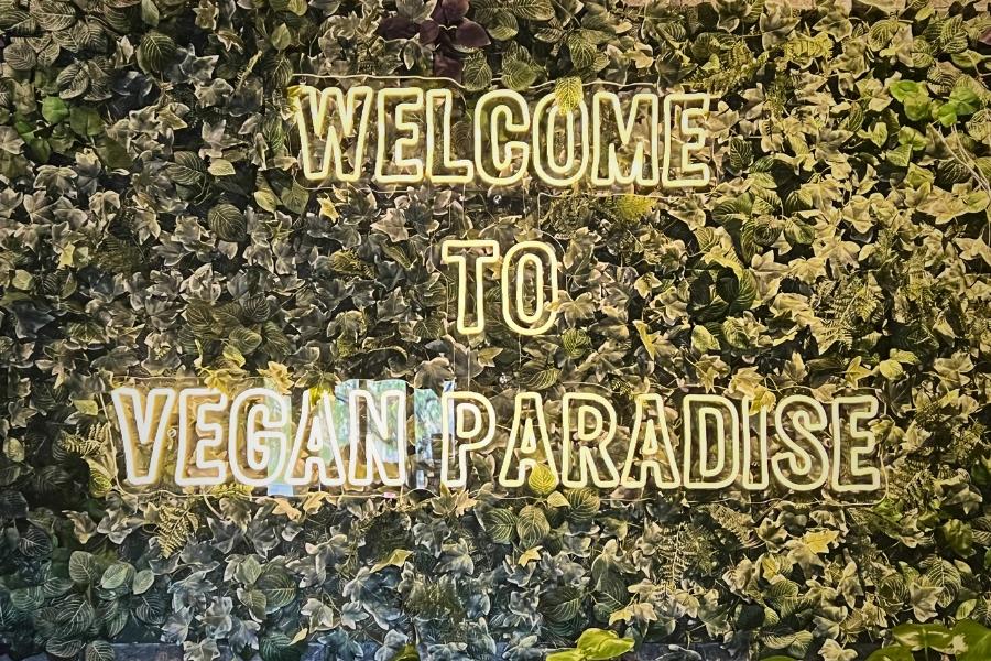 welcome to vegan paradise