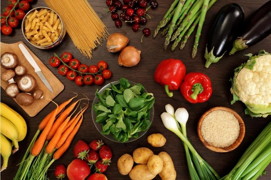 fruit and vegetables