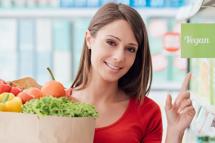 vegan woman