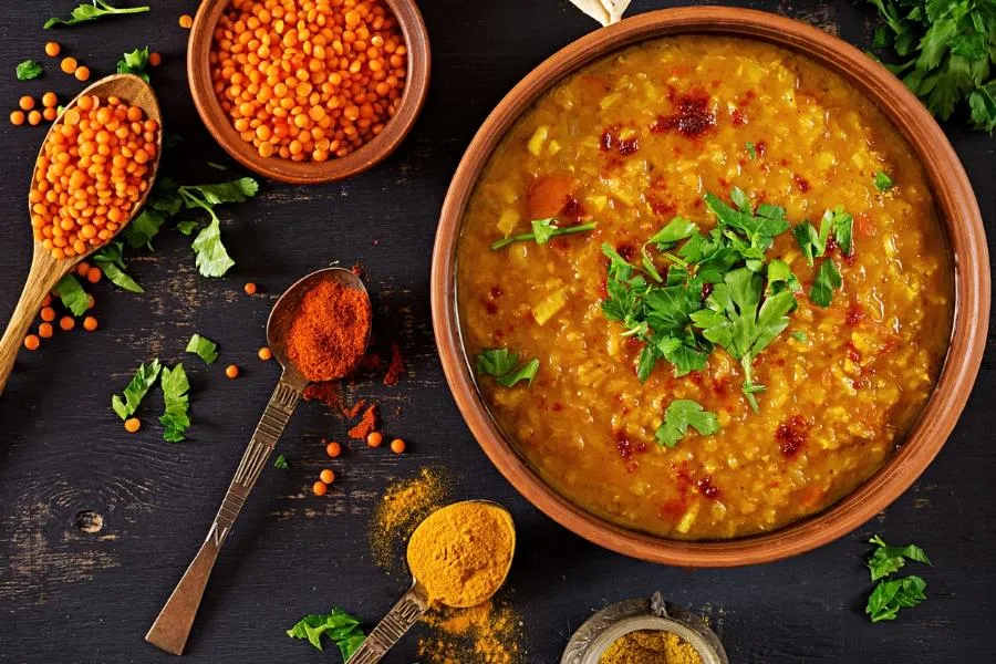 vegan lentil curry